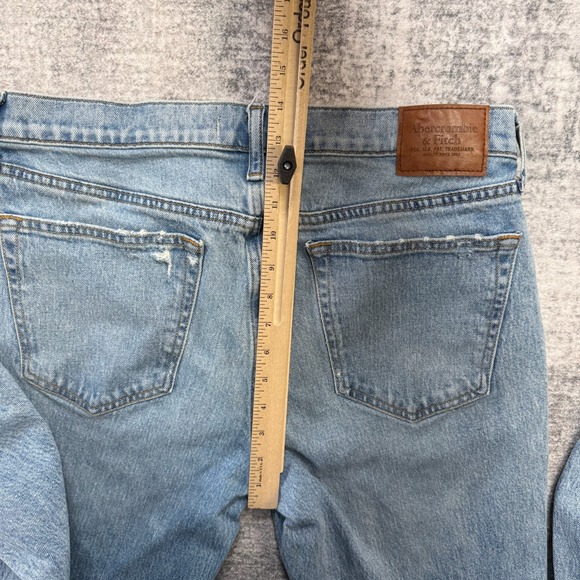 Abercrombie & Fitch Jeans Mens 34x30 Blue A&F Vintage Stretch Slim Denim Casual - Picture 10 of 11